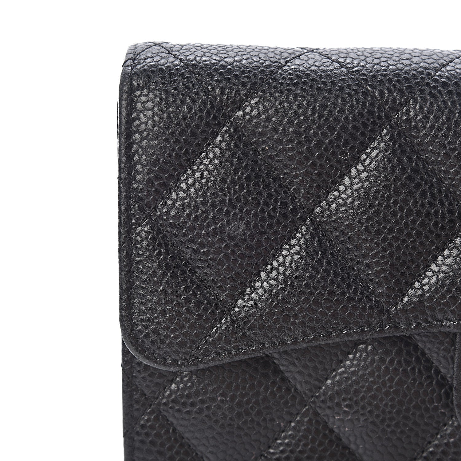 Chanel Caviar Quilted Large Flap Wallet Black 9 of 10