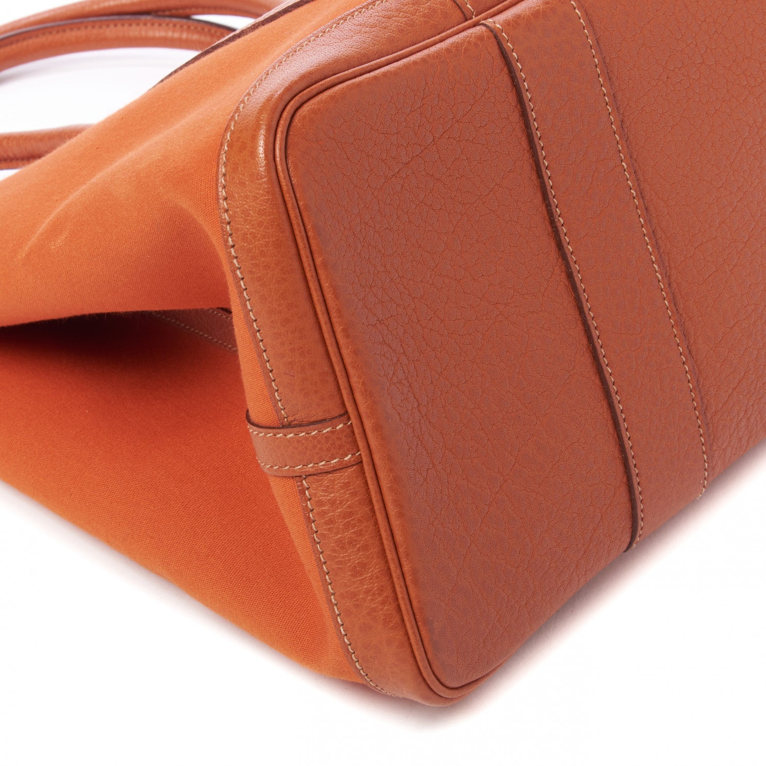 Hermes Toile Negonda Garden Party Tote 36 MM Orange 6 of 8