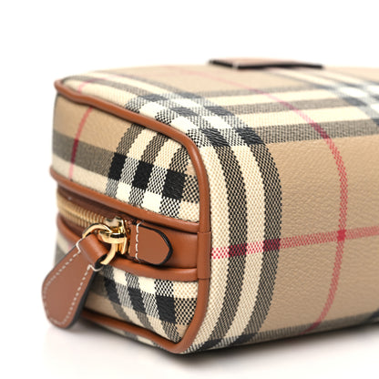 Burberry House Check Small Cosmetic Pouch Archive Beige 9 of 10
