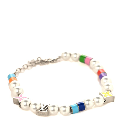 Louis Vuitton Monogram Flower Pearl Party Bracelet 1 of 6