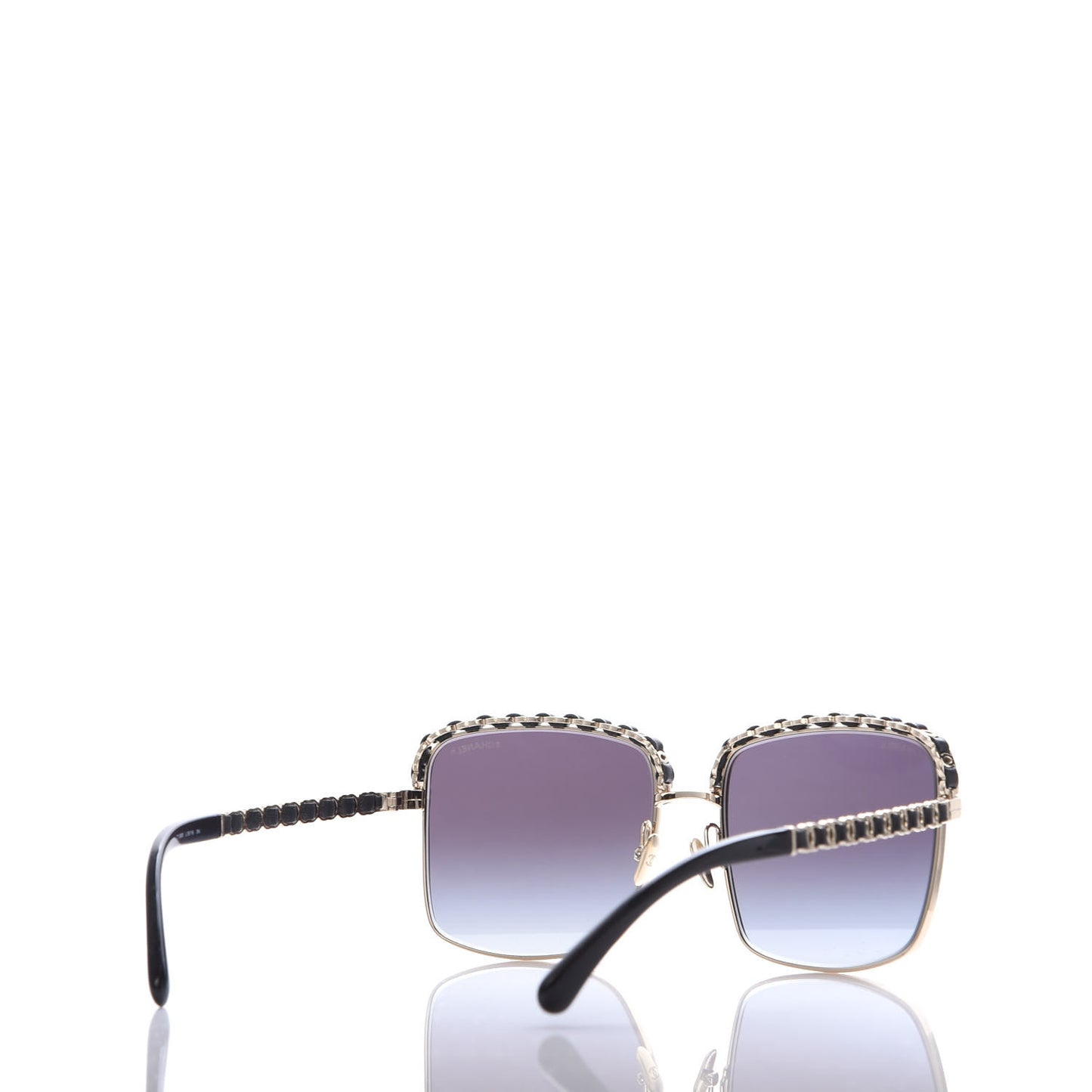 Metal Square Chain Sunglasses 71369 Grey