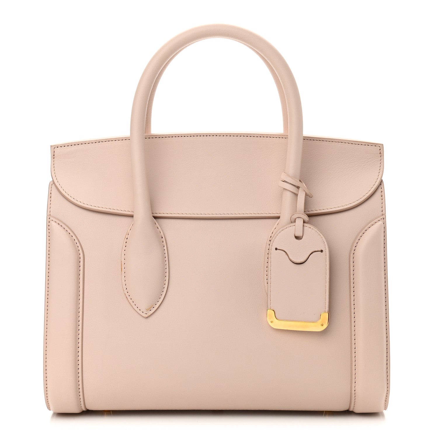 Alexander McQueen Sweet Calfskin Small Heroine 30 Nude 1 of 10