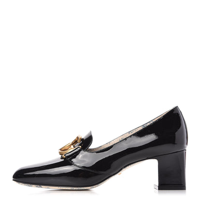 Gucci Vernice GG Victoire 55mm Loafer Pumps 40 Black 1 of 10