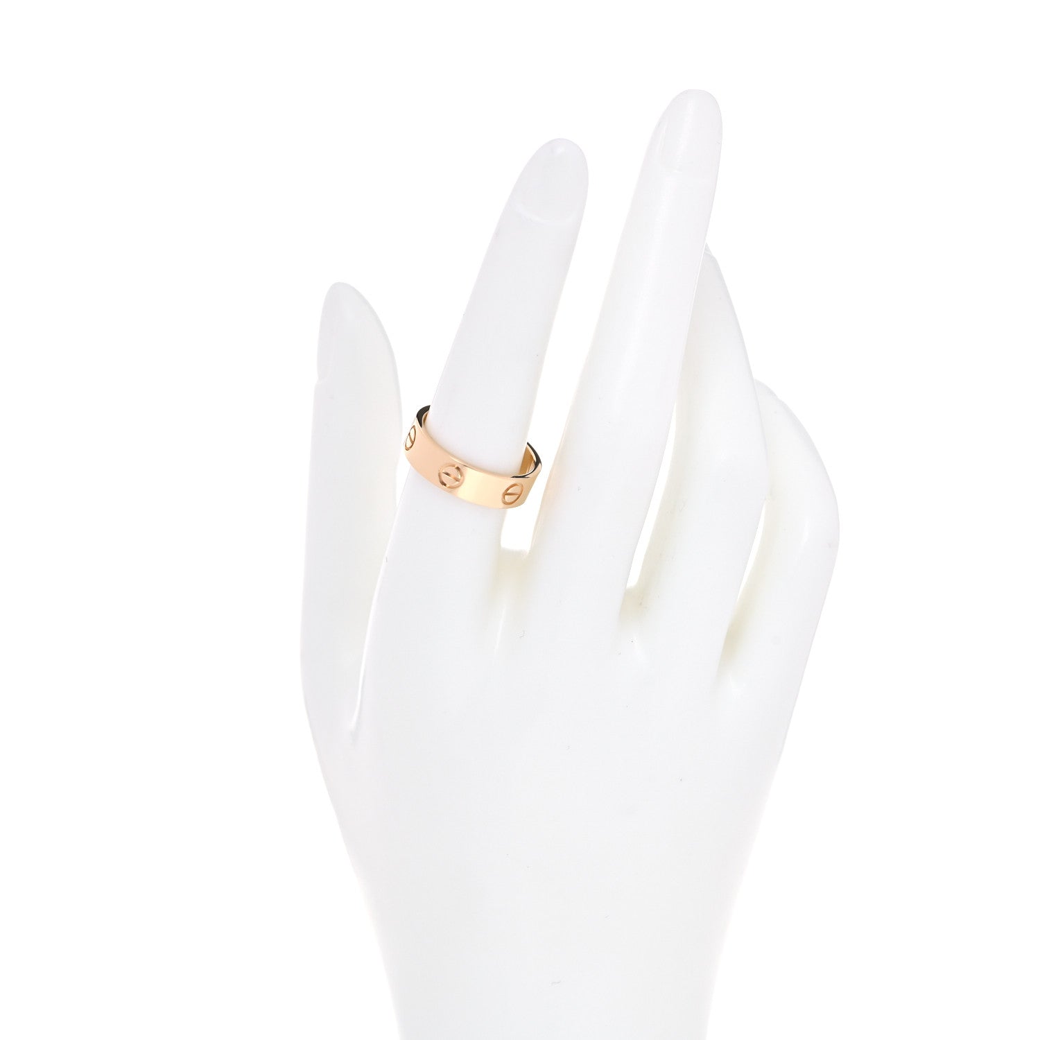 Cartier 18K Yellow Gold 5.5mm LOVE Ring 56 7.5 2 of 5