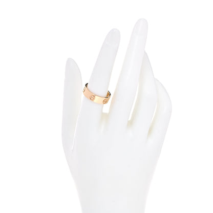 Cartier 18K Yellow Gold 5.5mm LOVE Ring 56 7.5 2 of 5
