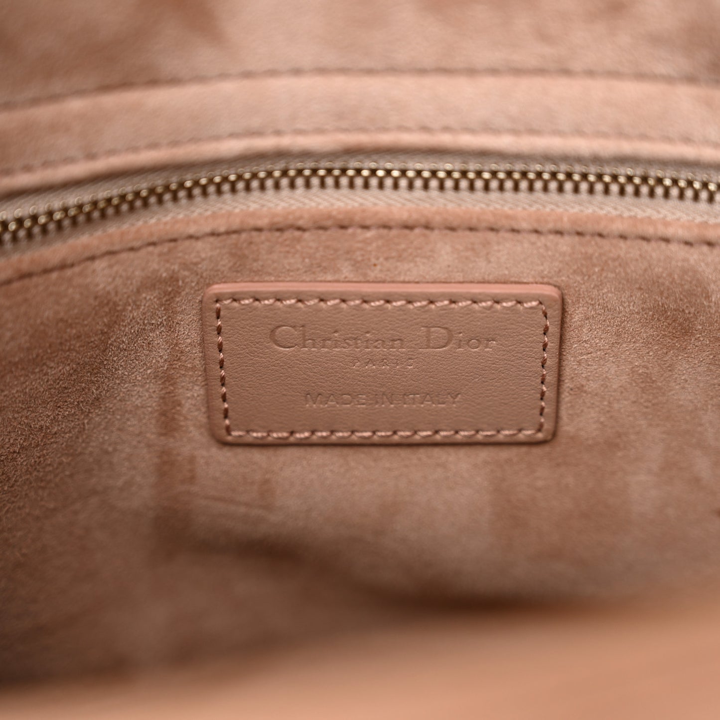 Ultra Matte Calfskin Cannage Medium Lady Dior Beige