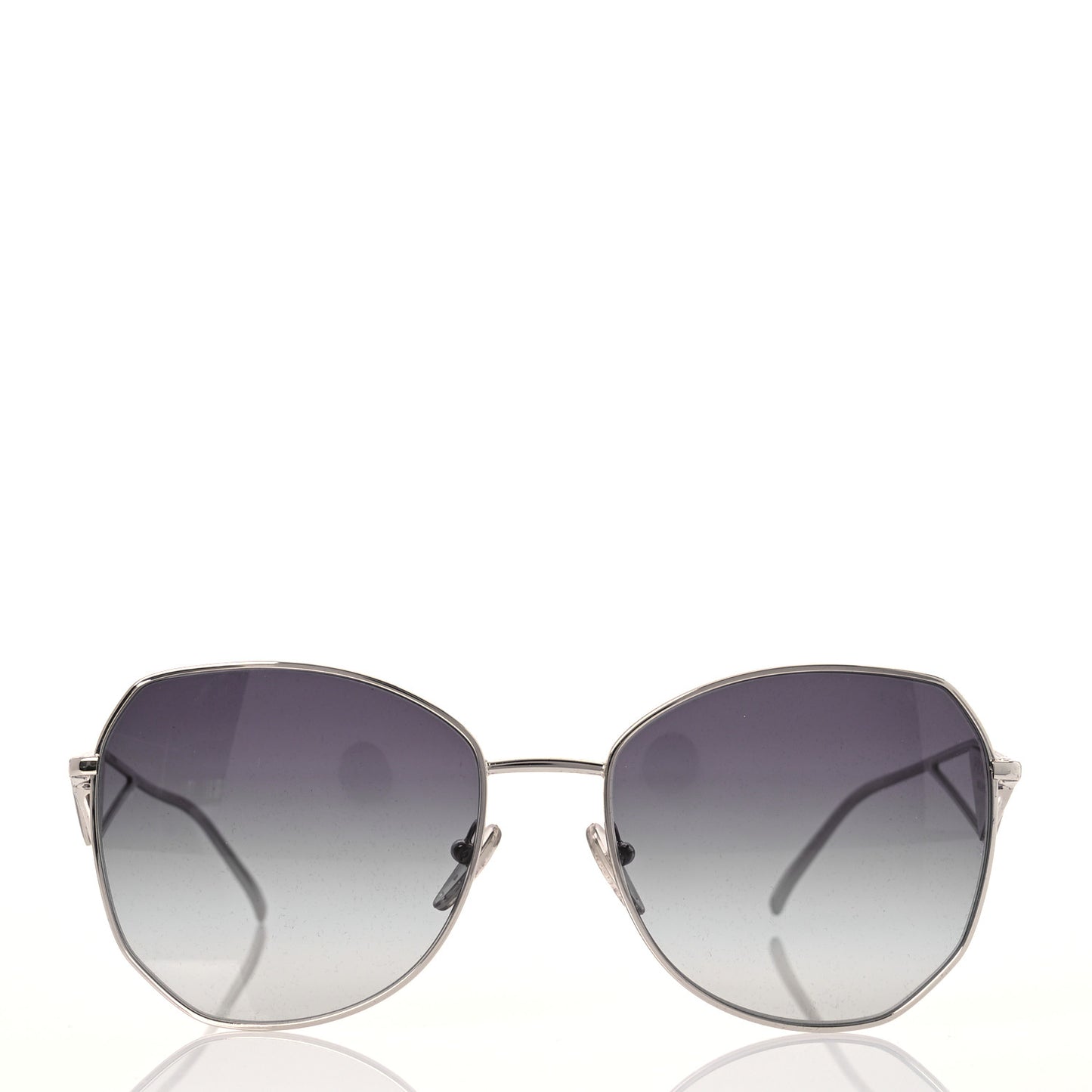 Metal Symbole Triangle Logo Sunglasses SPR57Y Smoky Grey