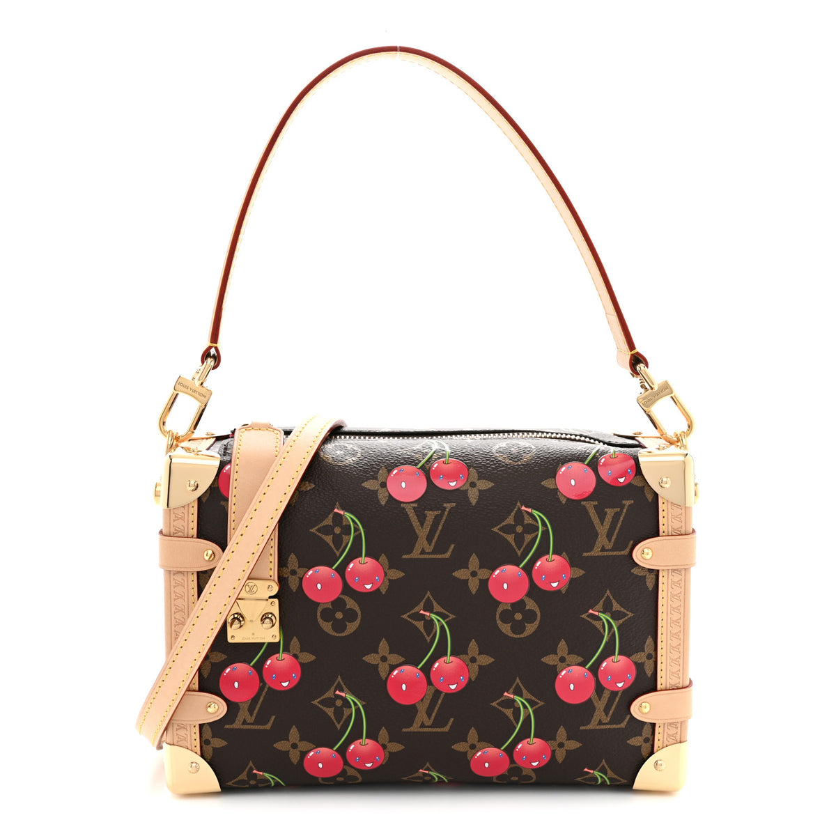 LV X TM Monogram Cerises Side Trunk MM