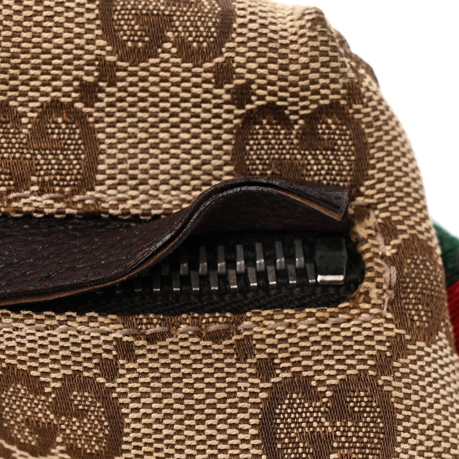 Gucci Monogram Web Belt Bag Dark Brown 12 of 13