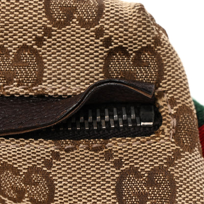 Gucci Monogram Web Belt Bag Dark Brown 12 of 13