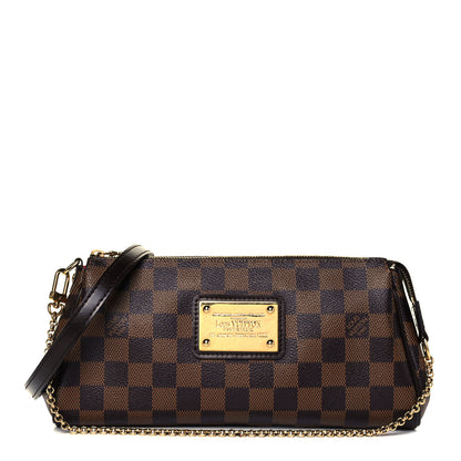 Louis Vuitton Damier Ebene Eva Clutch 1 of 9