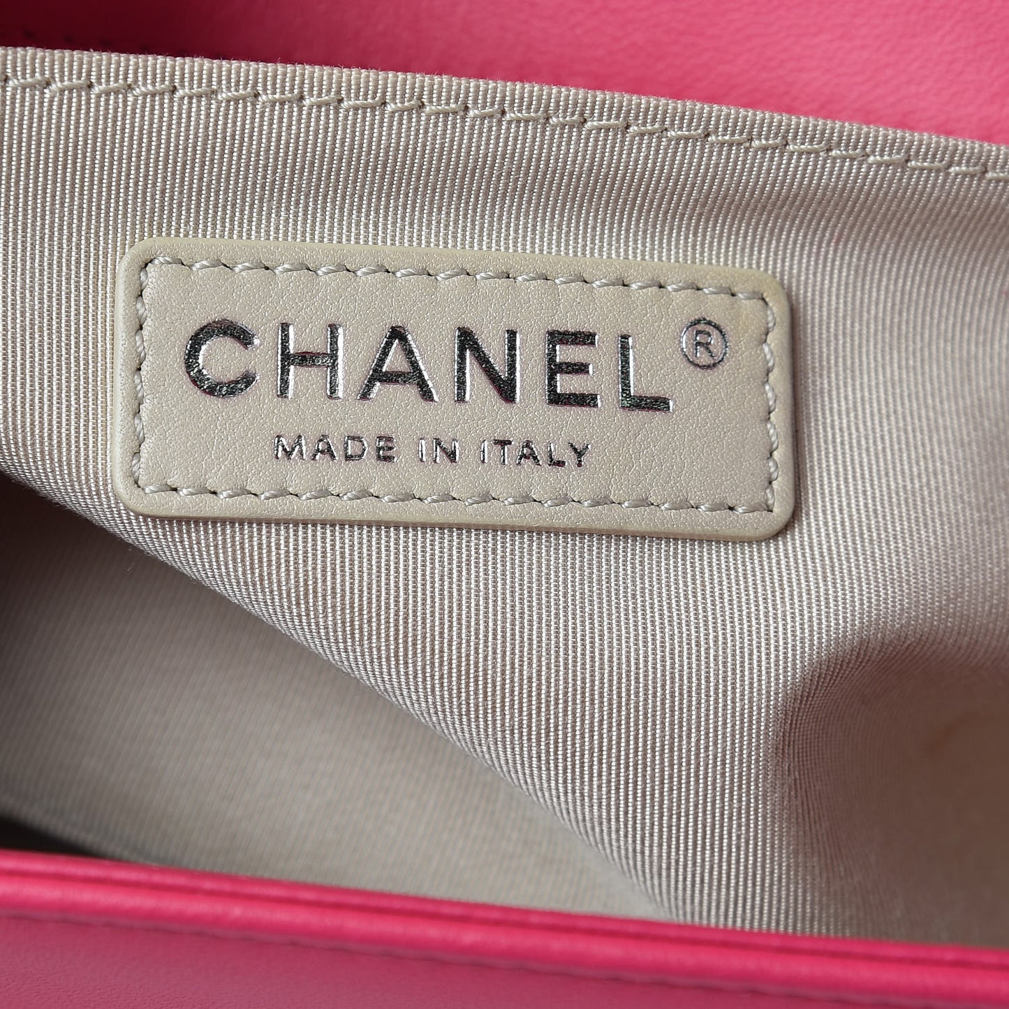 Calfskin Quilted Medium Boy Flap Pink
