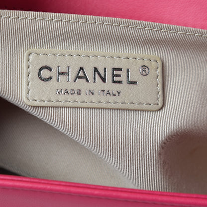 Chanel Calfskin Quilted Medium Boy Flap Pink 8 of 11