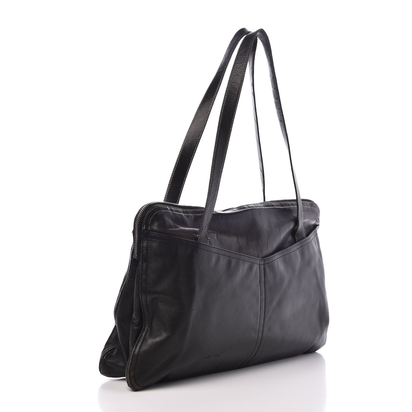 Soft Calfskin Satchel Black