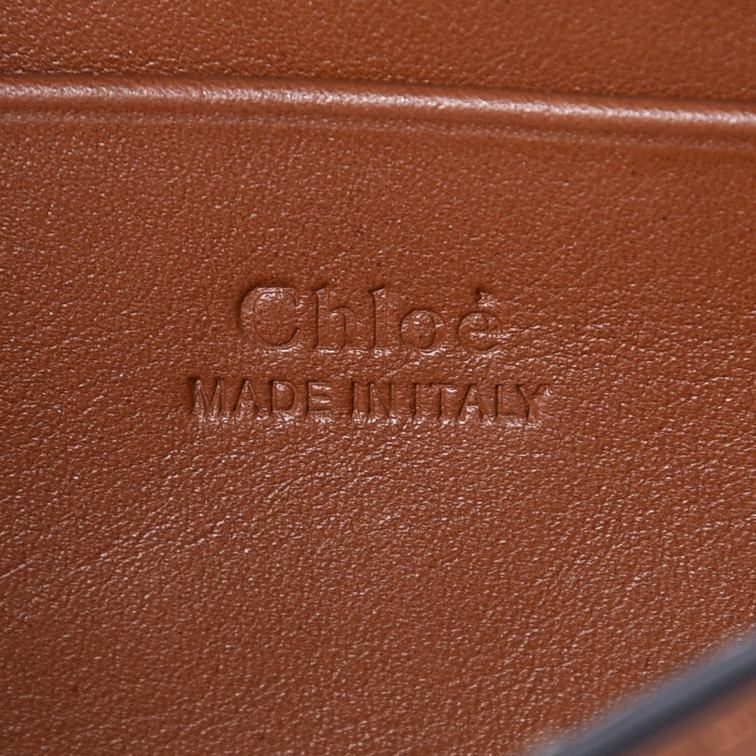 Chloe Suede Calfskin Mini Faye Shoulder Bag Tobacco 6 of 7