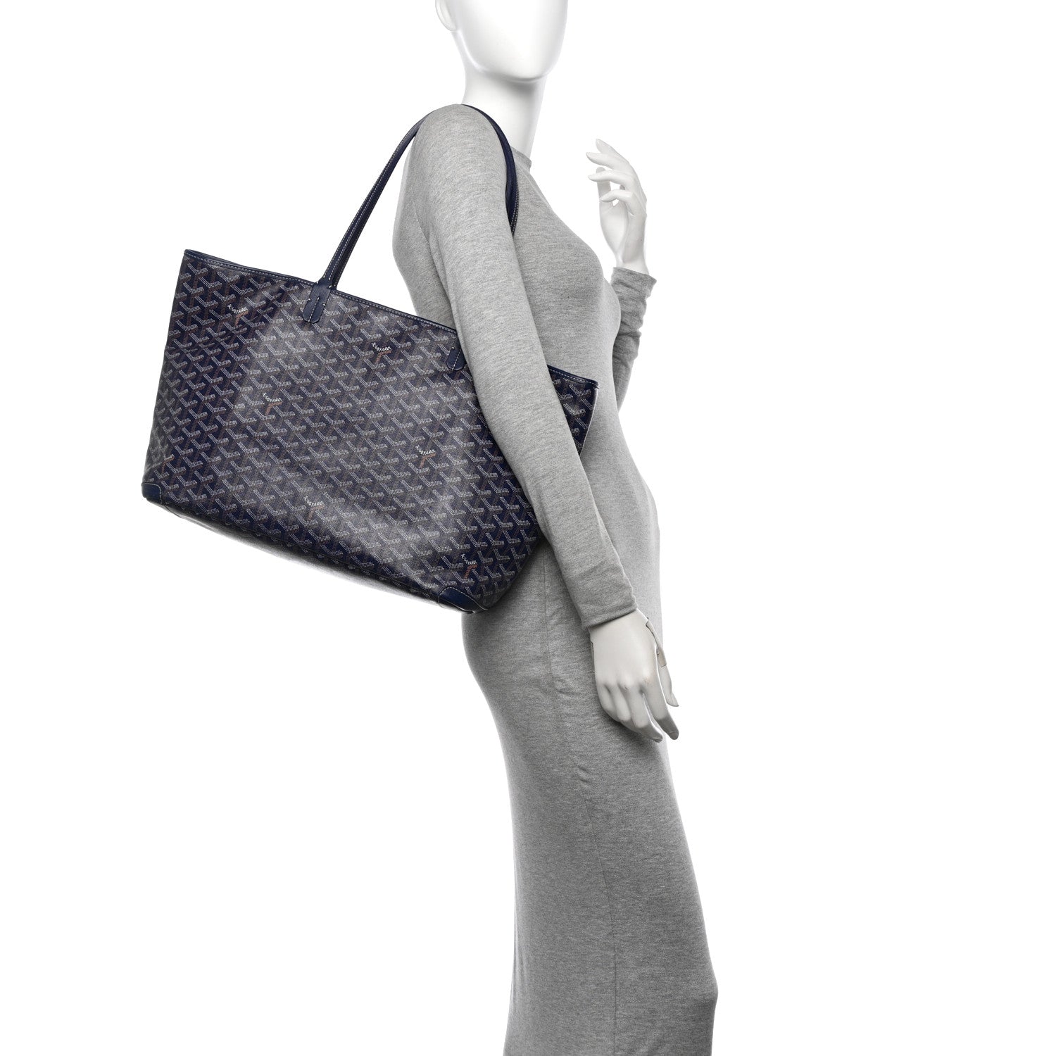 Goyard Goyardine Artois MM Navy 2 of 10