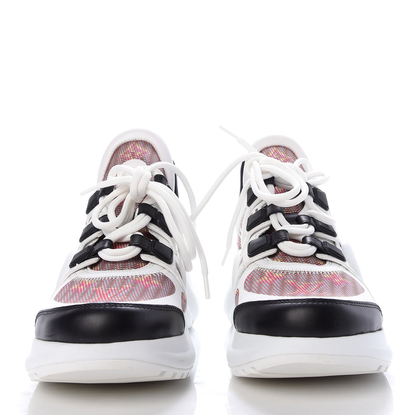 Calfskin Nylon LV Pop Archlight Sneaker 37 Rose