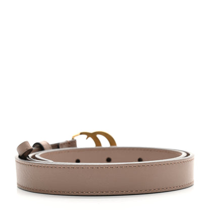 Gucci Calfskin Double G 20mm Belt 70 28 Porcelain Rose 2 of 5