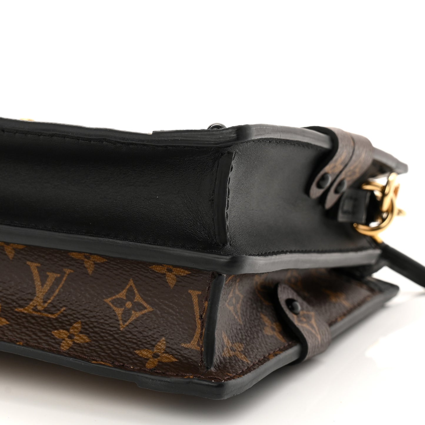 Reverse Monogram Trunk Clutch