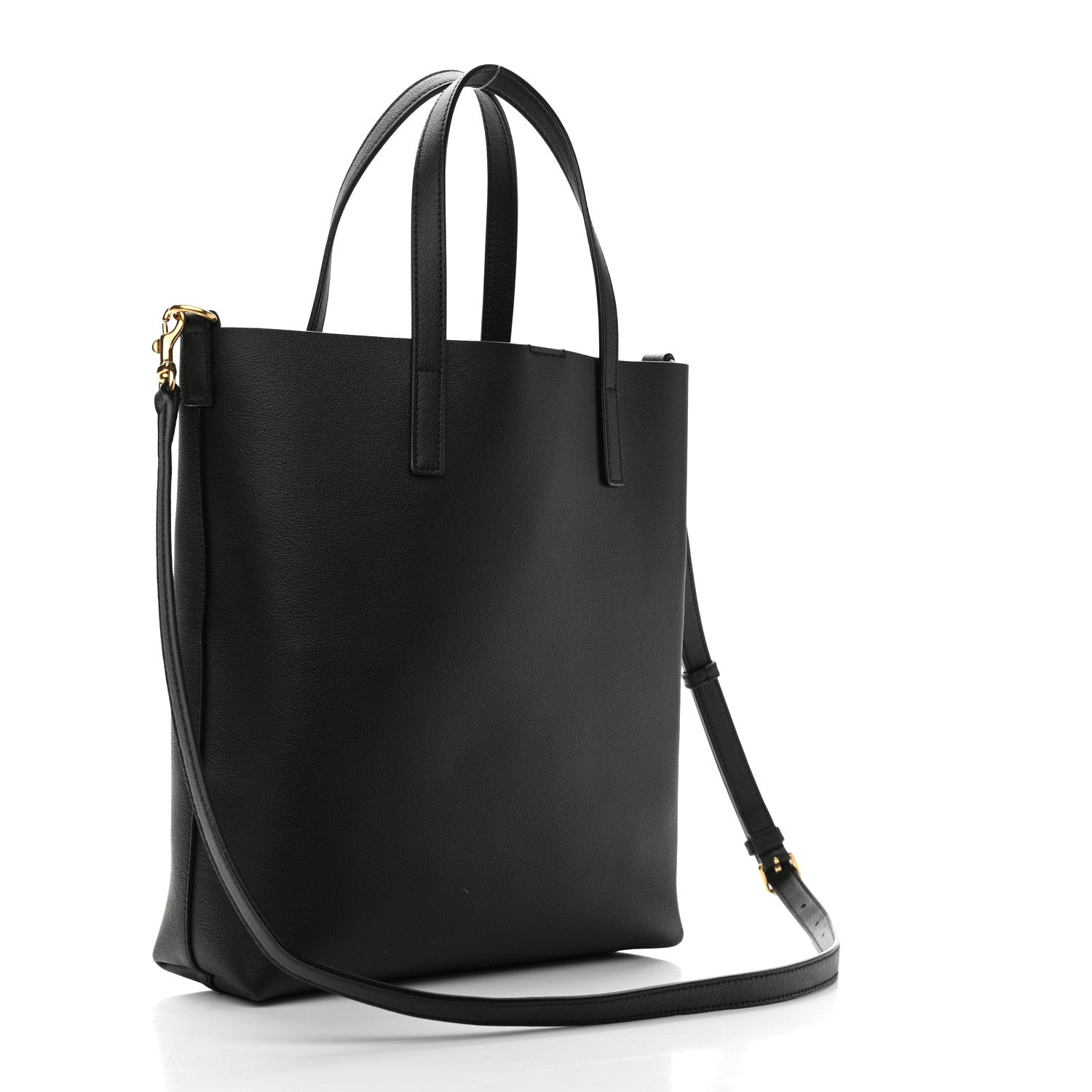 Saint Laurent Calfskin Toy Shopping Tote Black 3 of 11