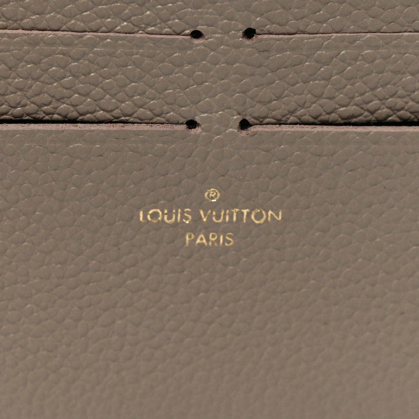 Calfskin Felicie Chain Wallet Card Holder Insert Tourterelle