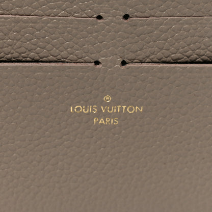 Louis Vuitton Calfskin Felicie Chain Wallet Card Holder Insert Tourterelle 6 of 6