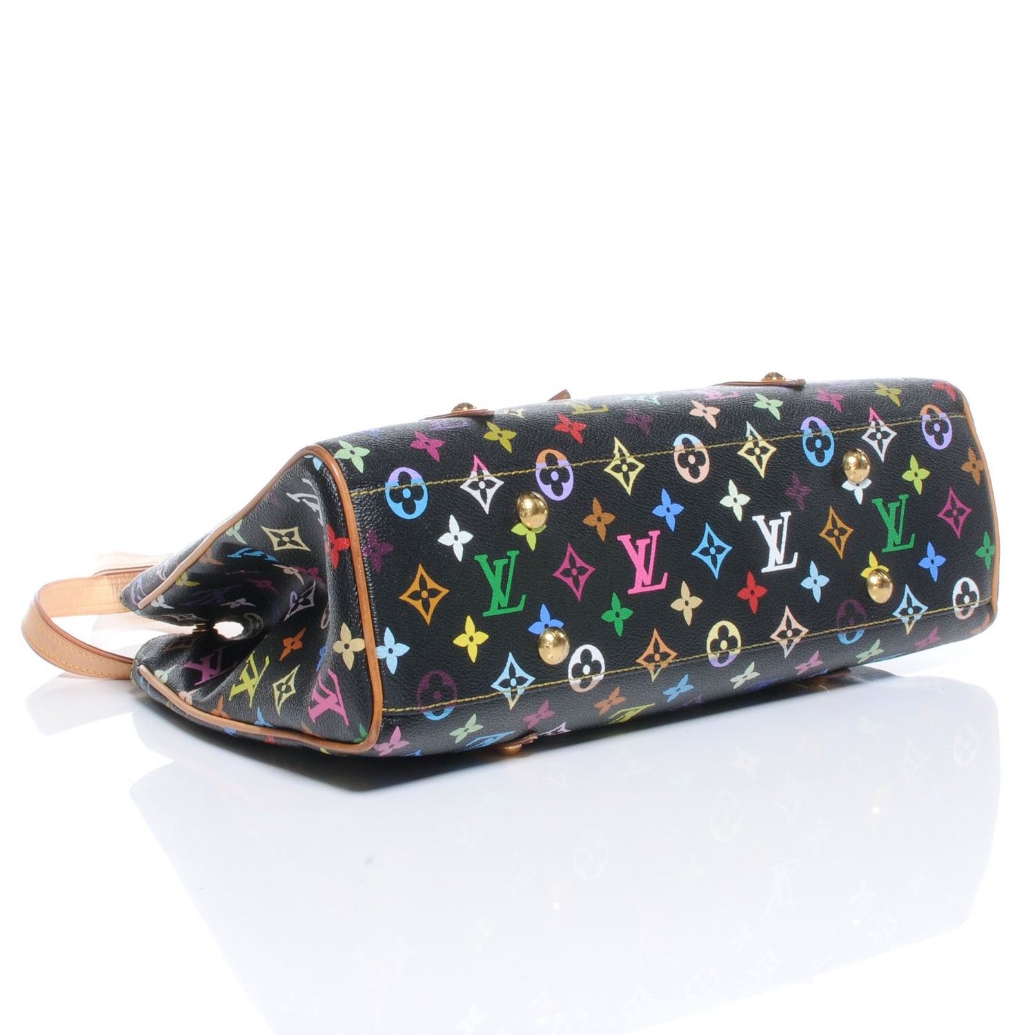 Louis Vuitton Monogram Multicolor Aurelia MM Black 4 of 7