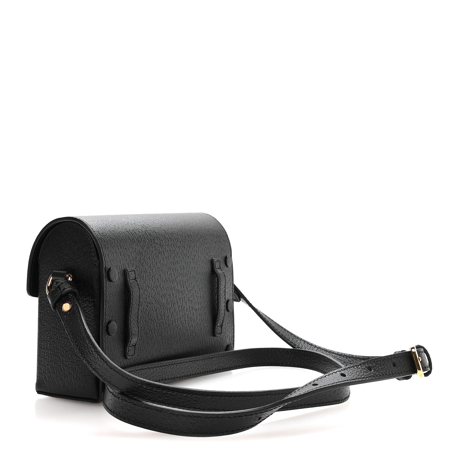 Gucci Calfskin Horsebit 1955 Shoulder Bag Black 2 of 10