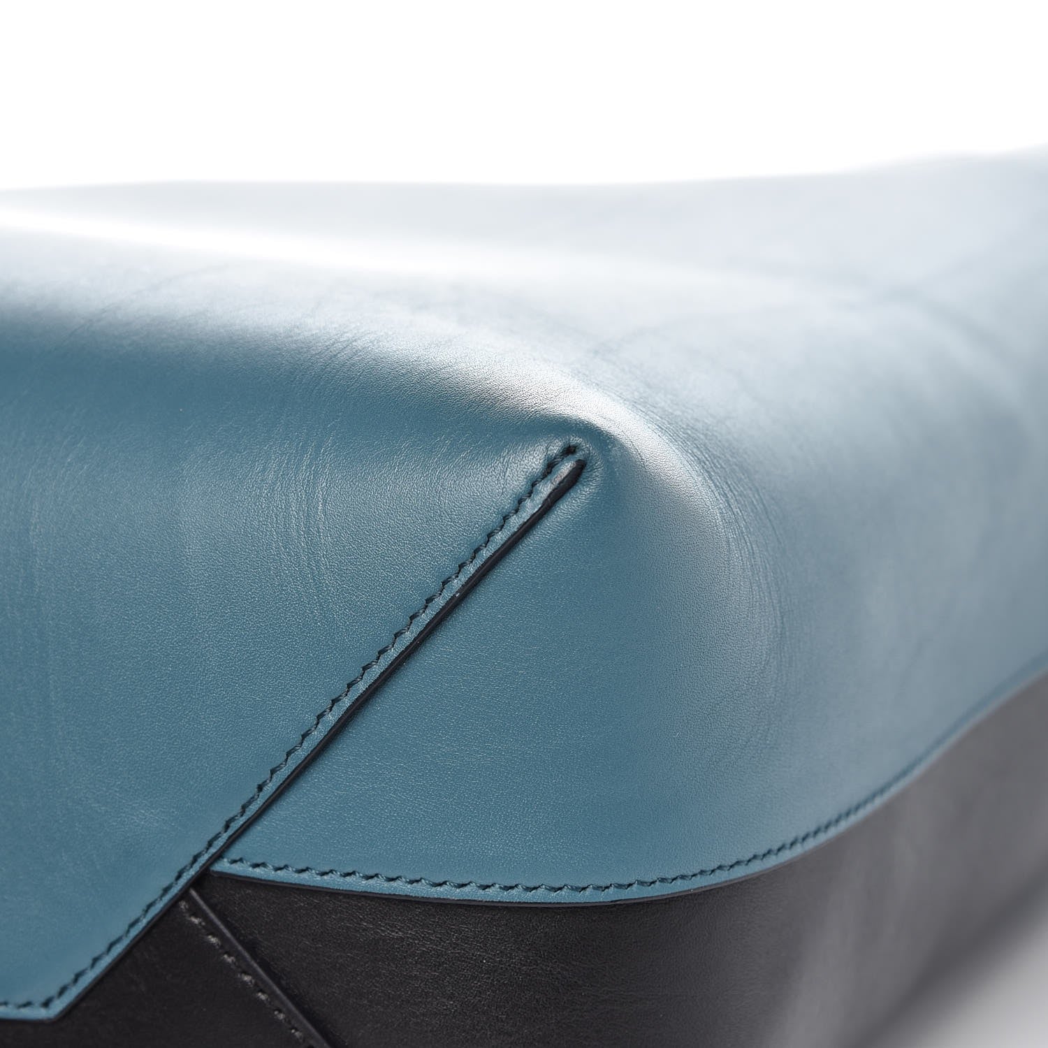 Celine Shiny Smooth Calfskin Small Twisted Cabas Ocean Black 9 of 16