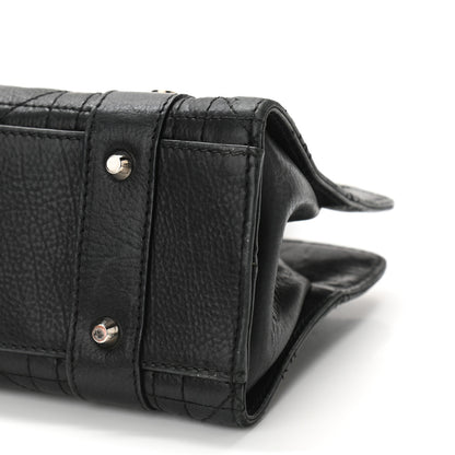 Christian Dior Calfskin Cannage Stitched Small Lady East West Lady Dior Black 10 of 13
