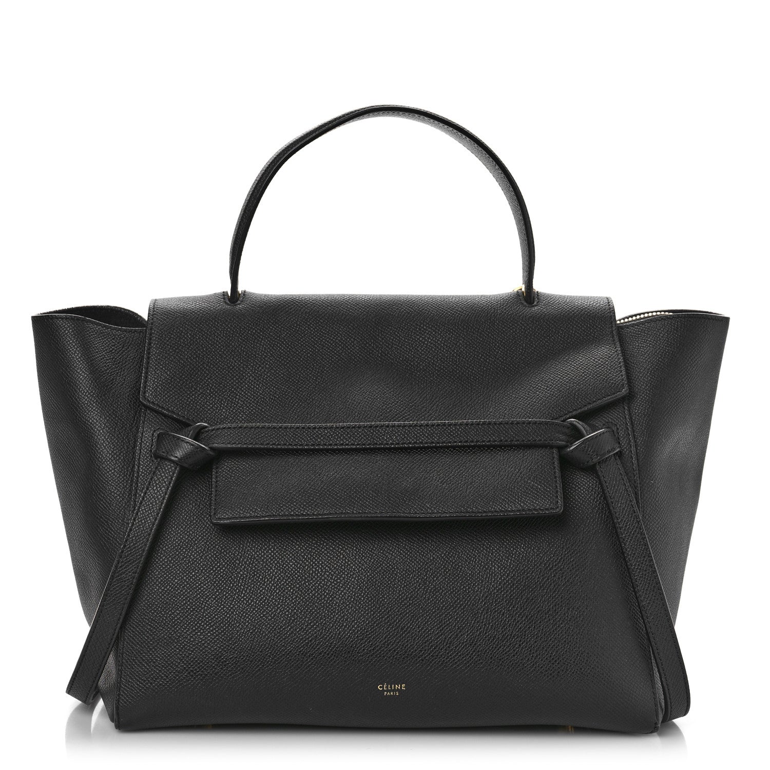 Celine Grained Calfskin Mini Belt Bag Black 1 of 7