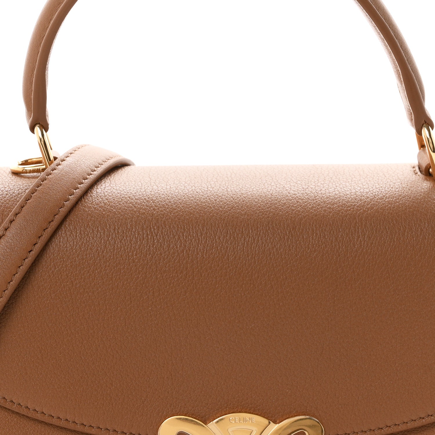 Celine Supple Grained Calfskin Medium Nino Bronze 9 of 12