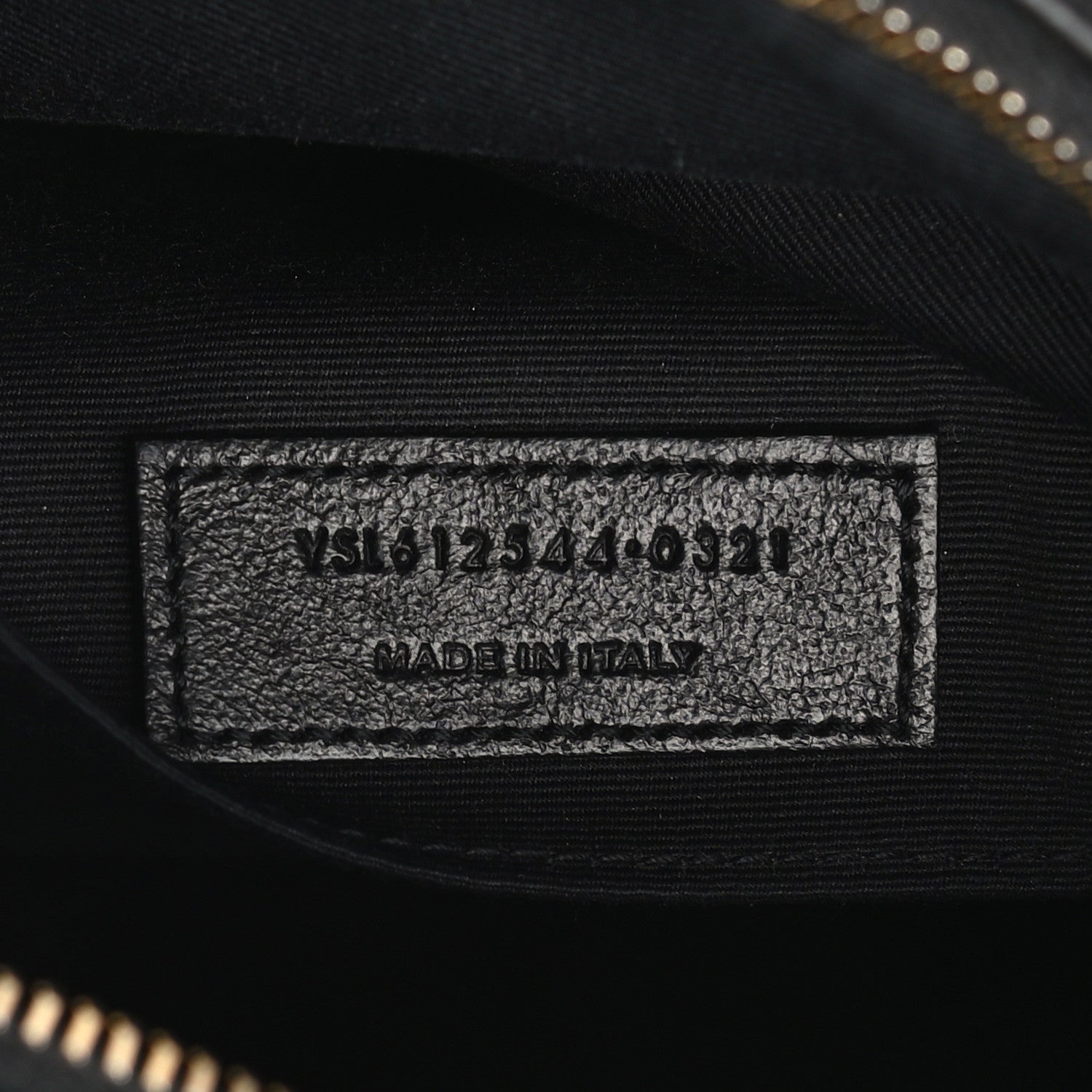Saint Laurent Calfskin Matelasse Monogram Lou Camera Bag Black 7 of 17