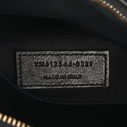 Saint Laurent Calfskin Matelasse Monogram Lou Camera Bag Black 7 of 17