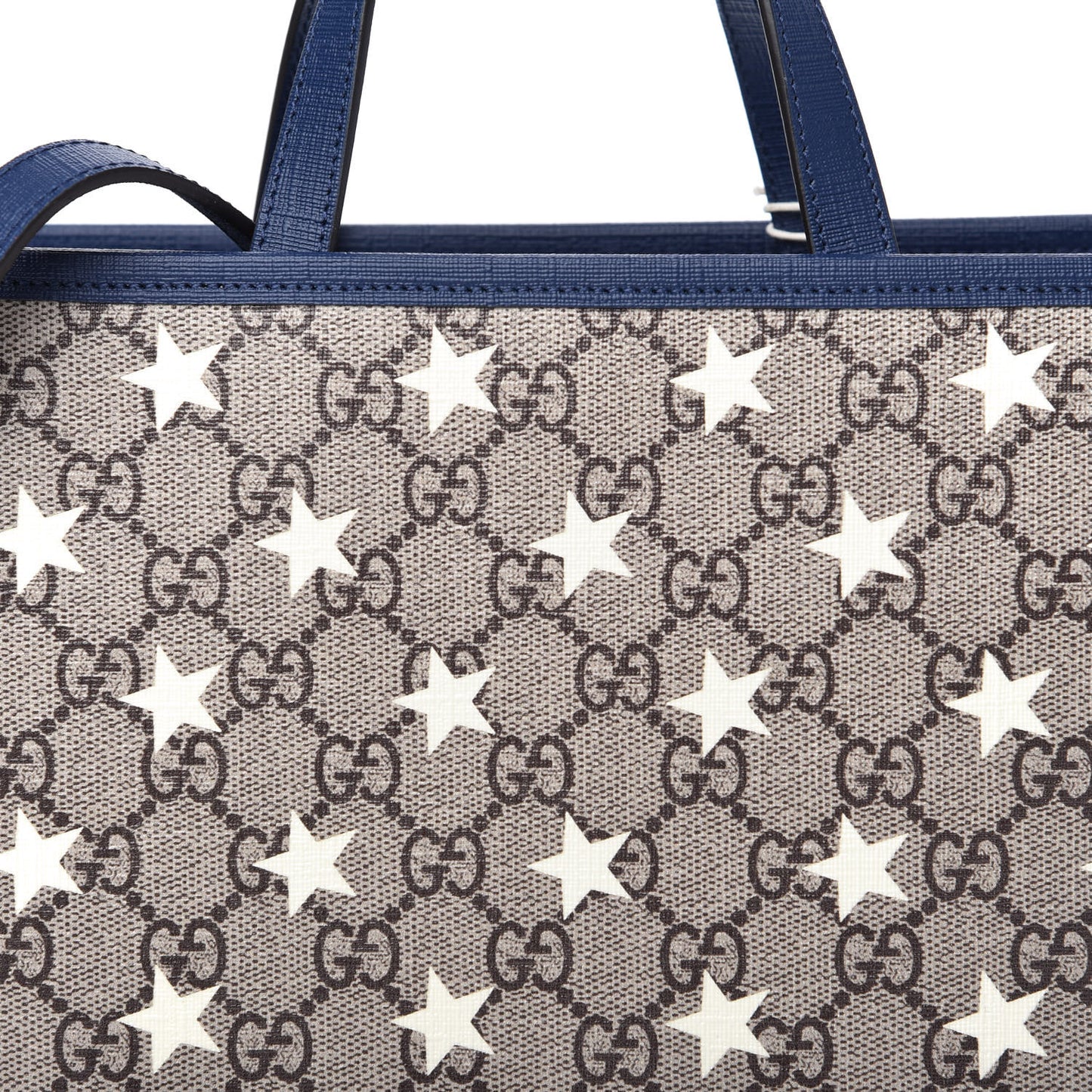 GG Supreme Monogram Stars Childrens Crossbody Tote Beige Ebony Yellow Royal