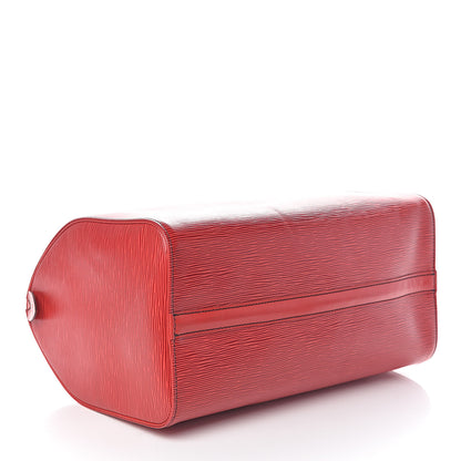 Louis Vuitton Epi Speedy 35 Castillan Red 4 of 11