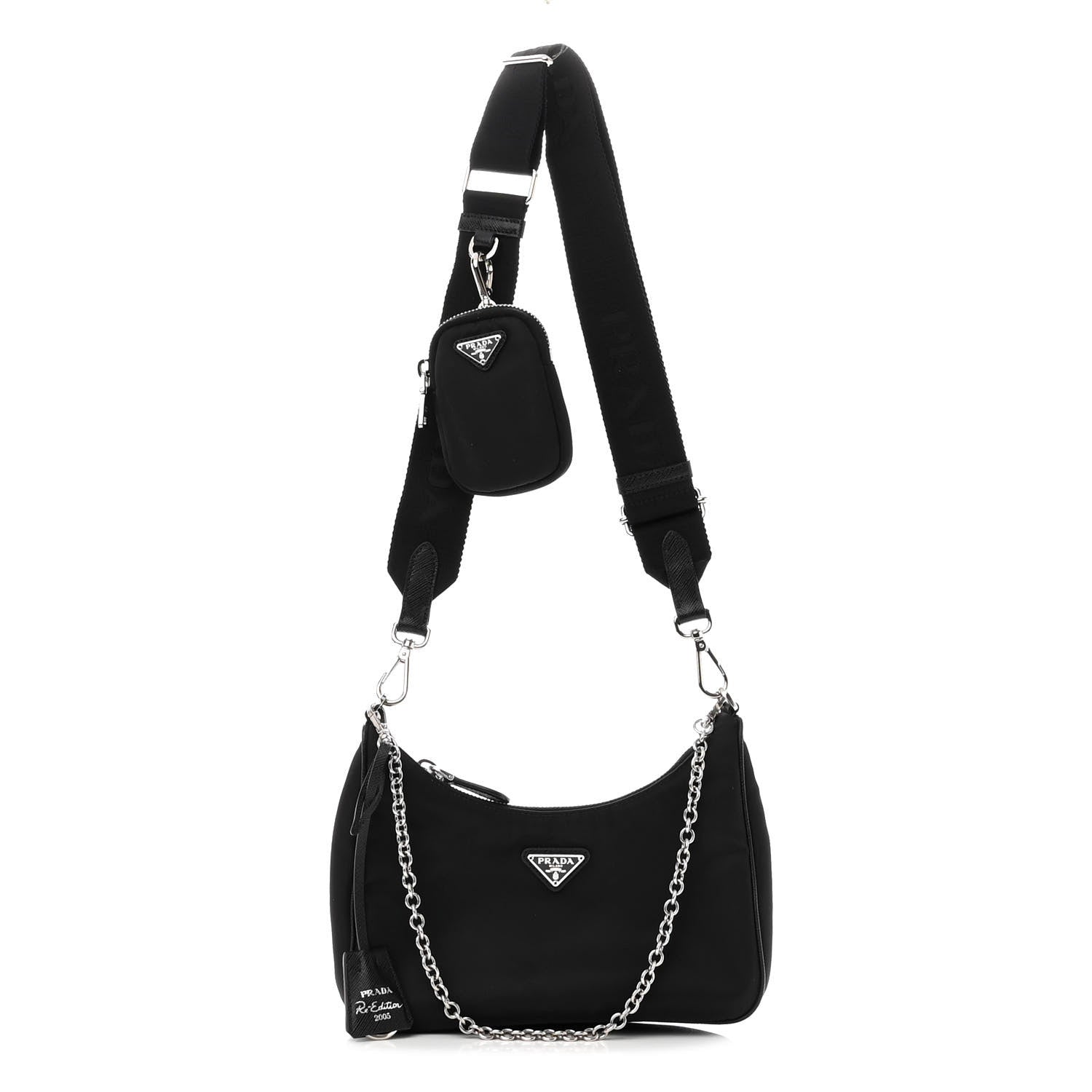 Prada Nylon Re-Edition 2005 Shoulder Bag Black 1 of 10