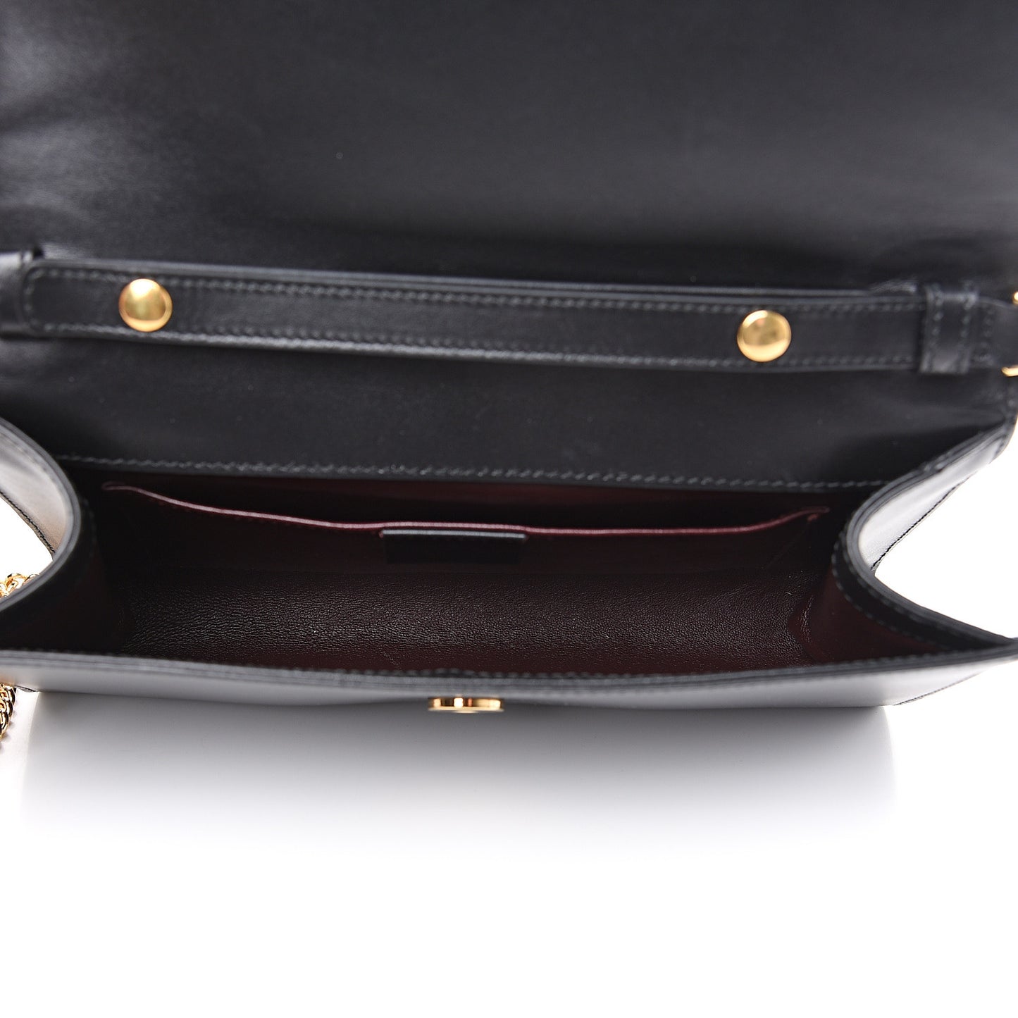 Smooth Calfskin Small Zumi Top Handle Shoulder Bag Black
