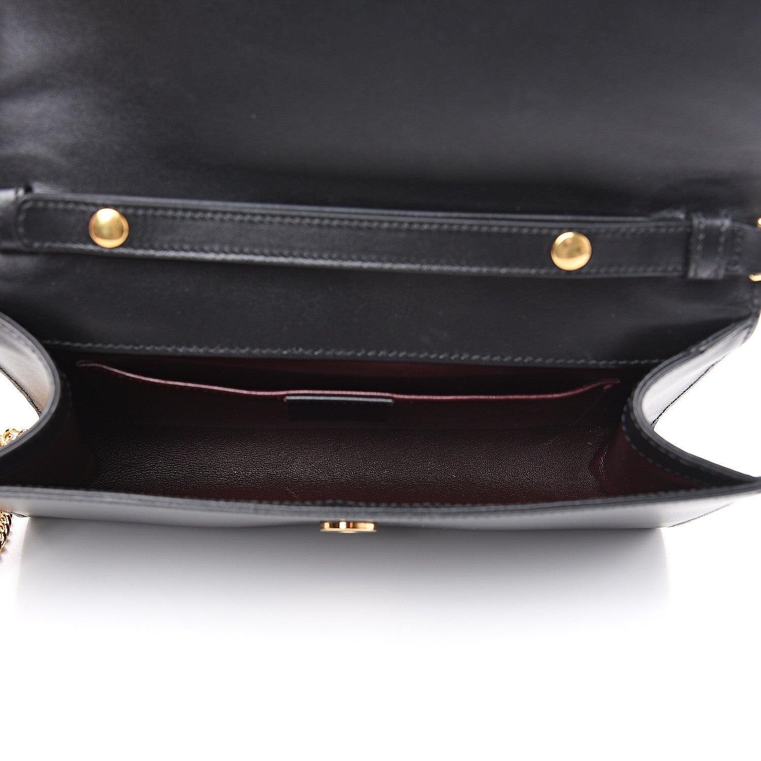 Gucci Smooth Calfskin Small Zumi Top Handle Shoulder Bag Black 4 of 9