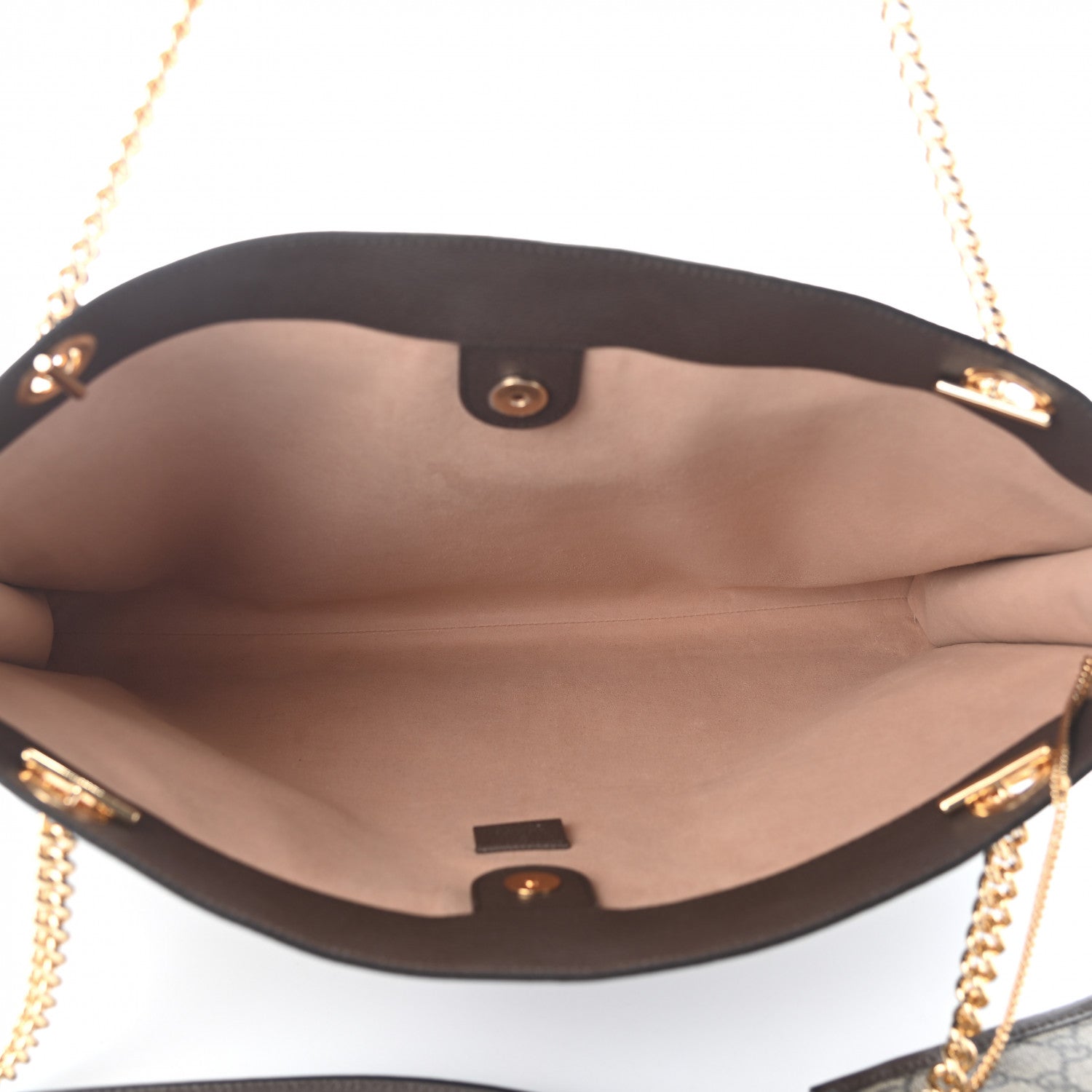 Gucci GG Supreme Monogram Large Rajah Chain Tote Beige New Acero 6 of 10