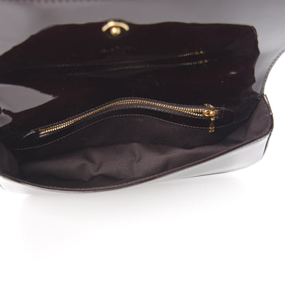 Louis Vuitton Patent Sobe Clutch Amarante 4 of 5