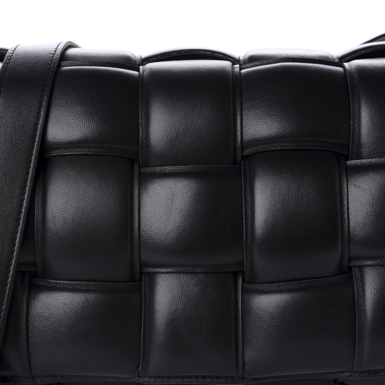 Bottega Veneta Nappa Maxi Intreccio Padded Cassette Crossbody Bag Black 10 of 10