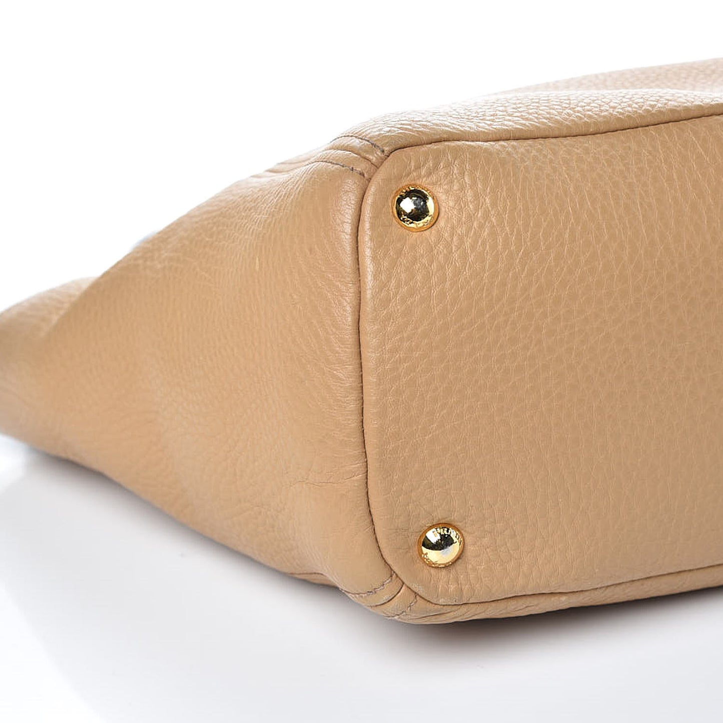 Vitello Daino Side Pocket Tote Sughero