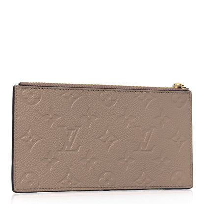 Louis Vuitton Empreinte Felicie Chain Wallet Zippered Insert Tourterelle 3 of 6