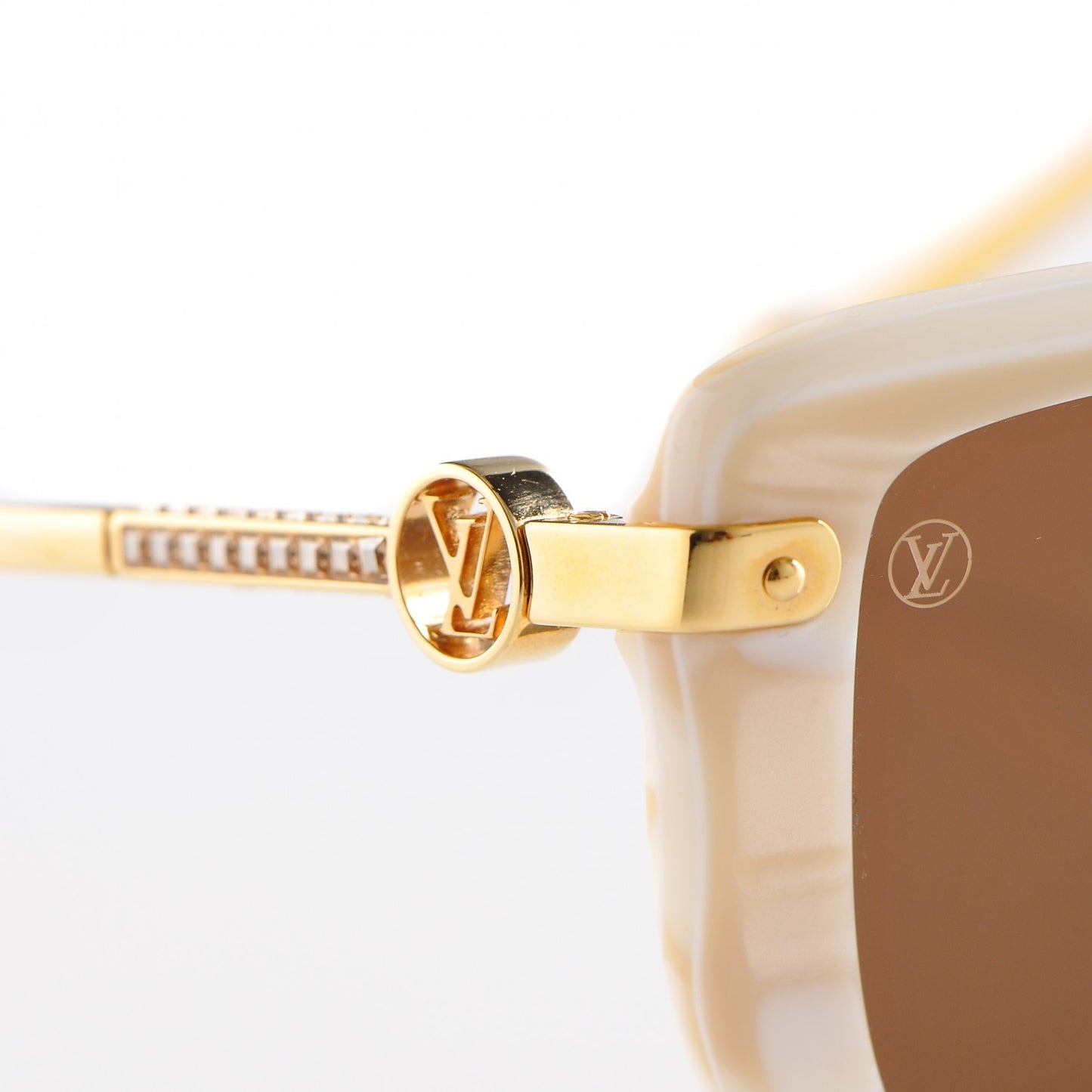 Acetate Shiny Charlotte Sunglasses Z0874W Creme