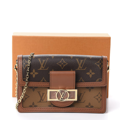 Louis Vuitton Reverse Monogram Dauphine Chain Wallet 10 of 10