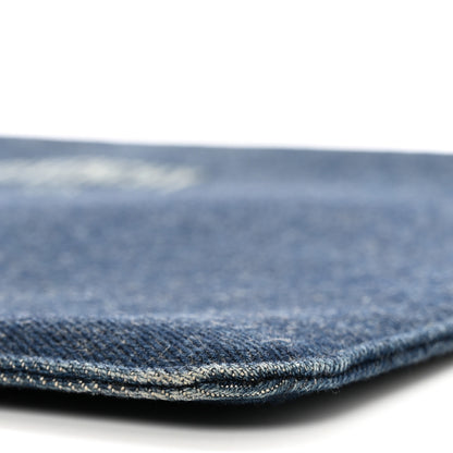 Givenchy Denim Logo Zip Pouch Blue 9 of 9