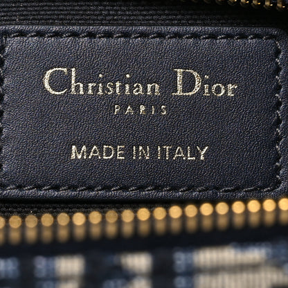 Christian Dior Oblique Medium Diordouble Chain Bag Blue 8 of 13