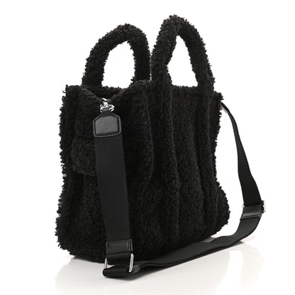 Marc Jacobs Polyester Cotton The Teddy Traveler Tote Bag Black 3 of 11