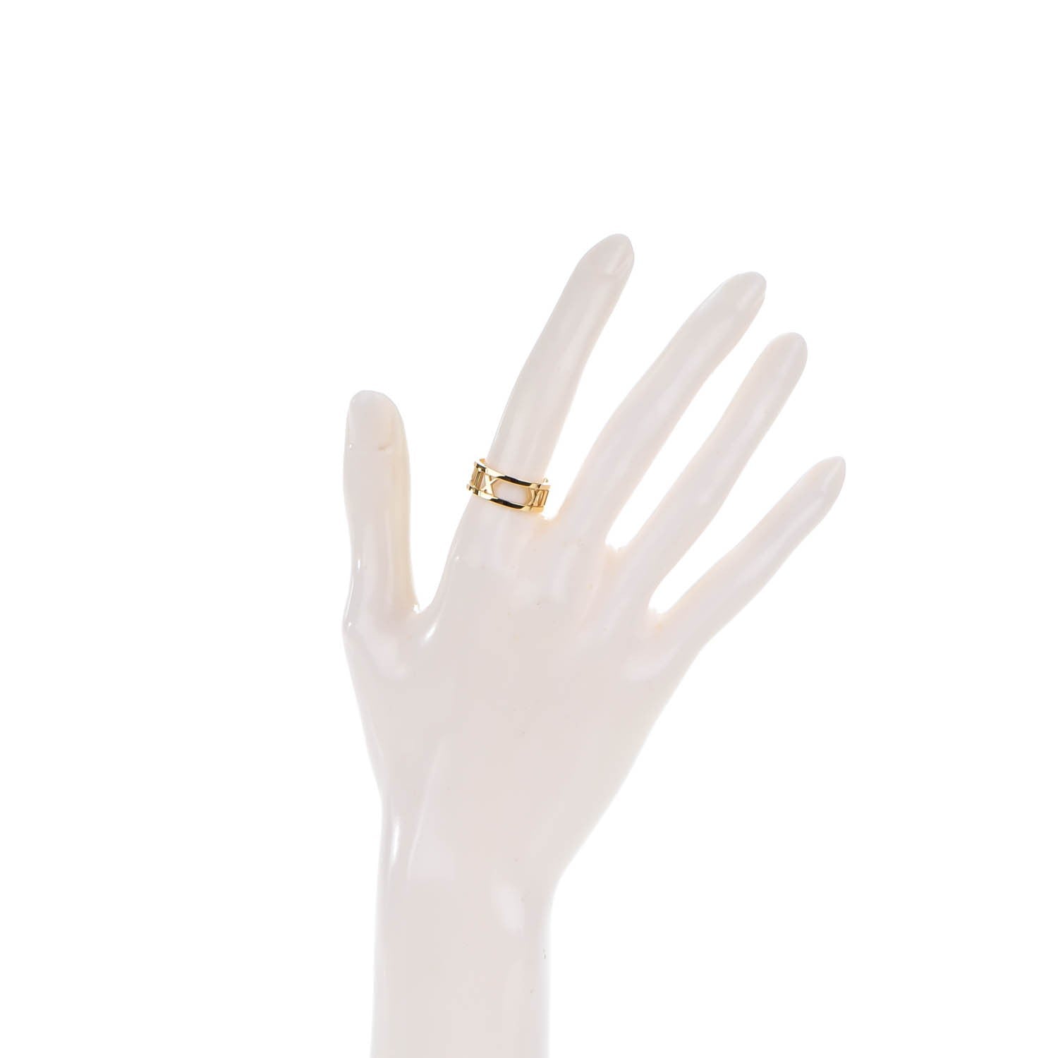 Tiffany 18K Yellow Gold Atlas Open Ring 6.75 2 of 6